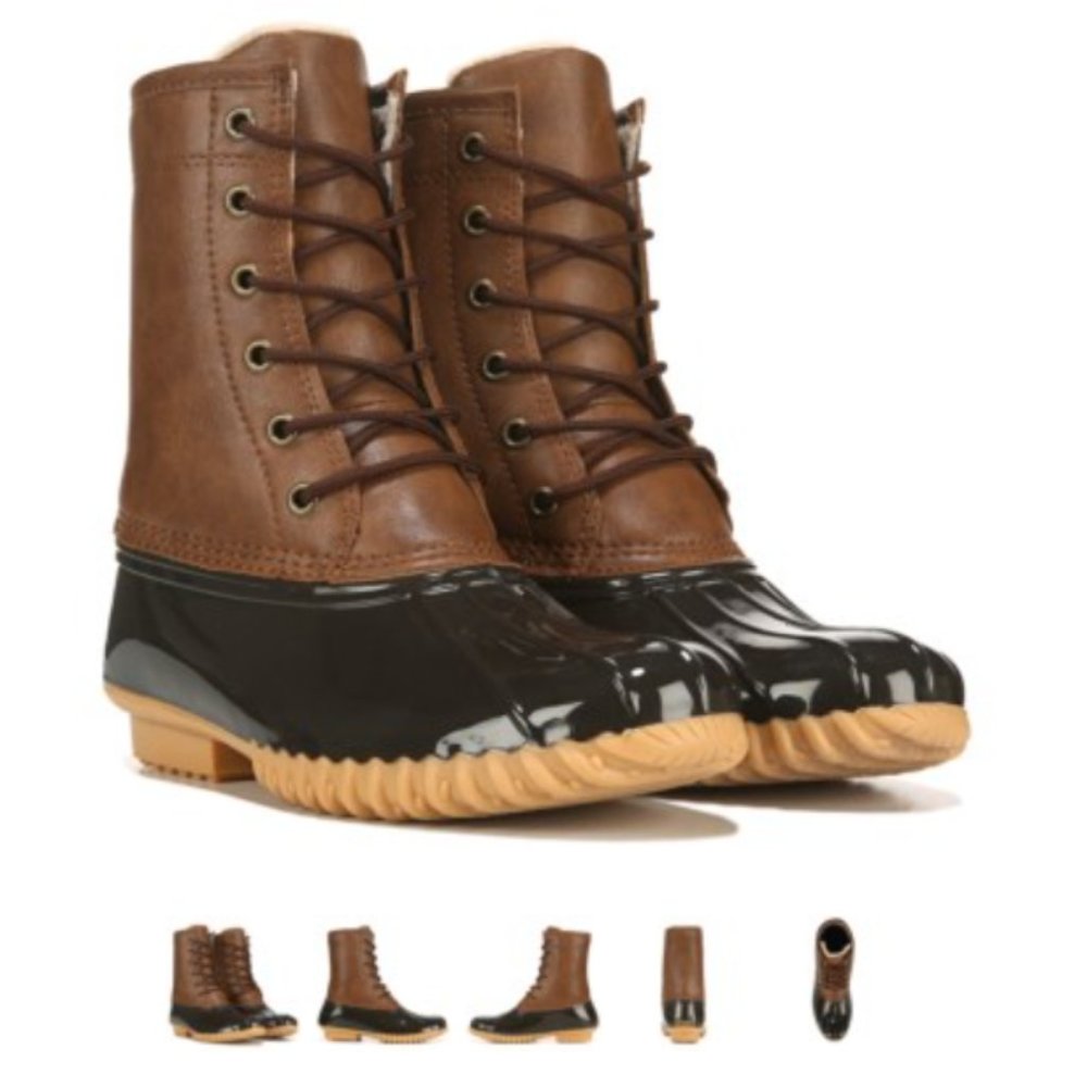 NWT SIZE 6.5 WOMEN'S DUCK BOOT - Picture 1 of 4